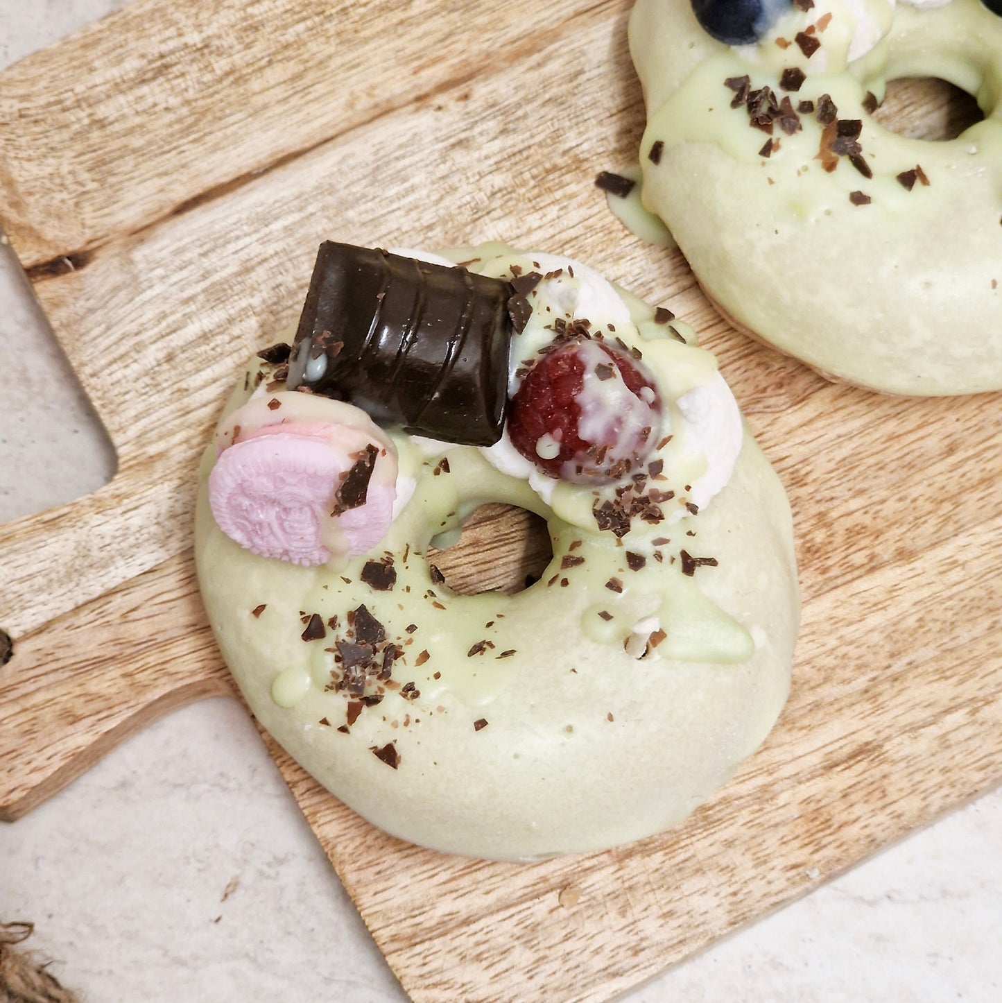 Donut Pistachio - duftende Kerze