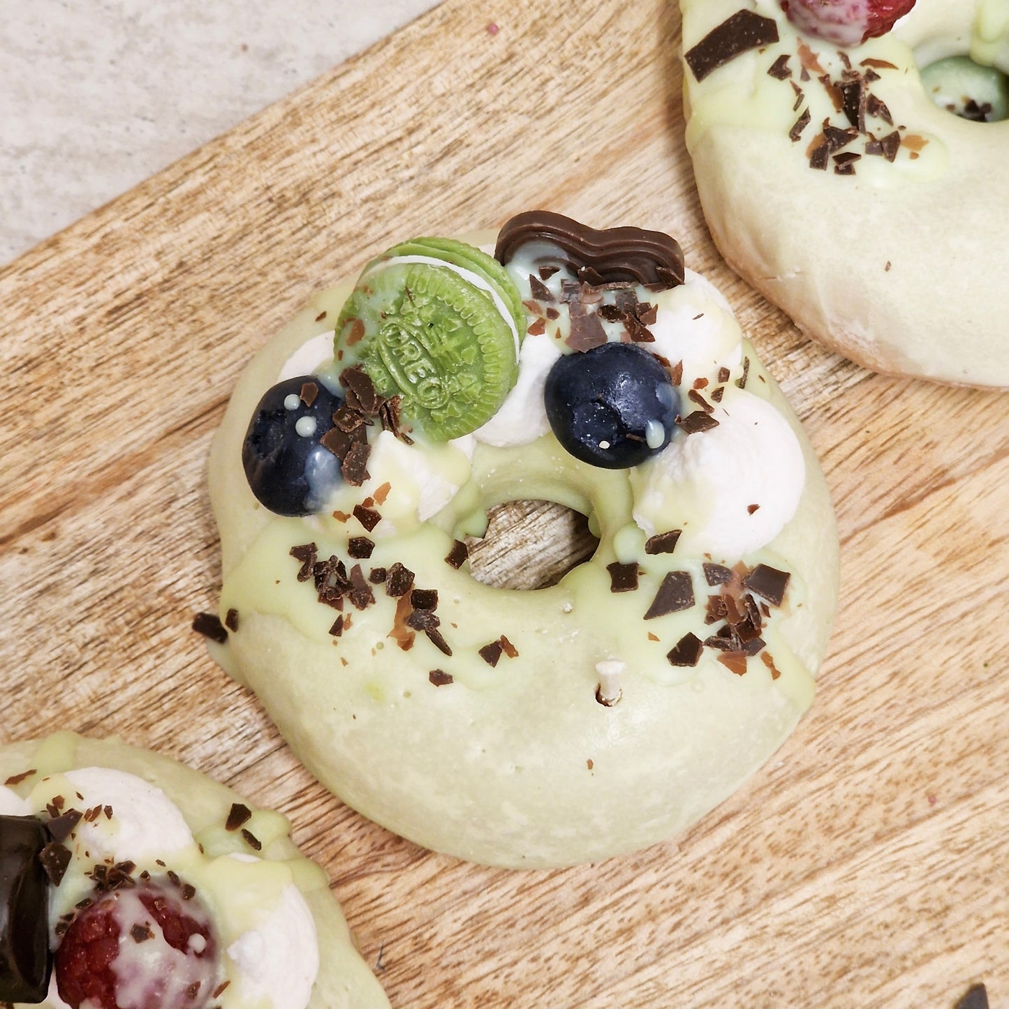 Donut Pistachio - duftende Kerze