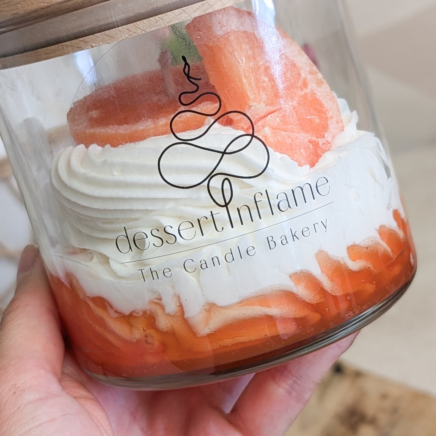 Aperol Love - handgemachte Duftkerze
