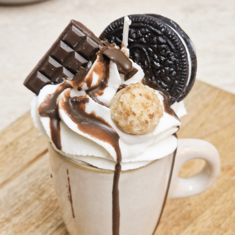 Espresso Kerze - Handgemachte Dessertkerze