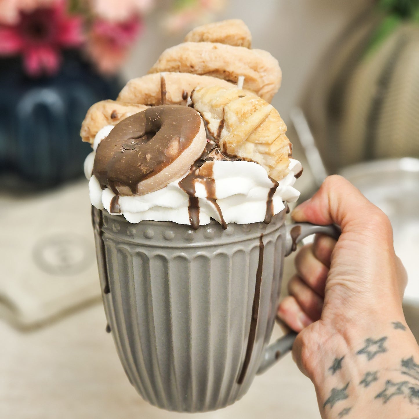 Breakfast in the Cup Kerze