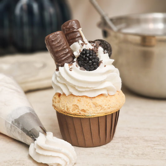 Cupcake Kerze - Blackberry