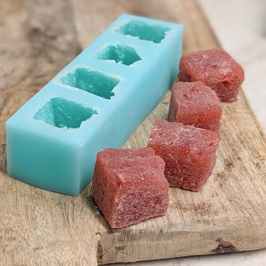 Silikonform 4 Melonenstücke