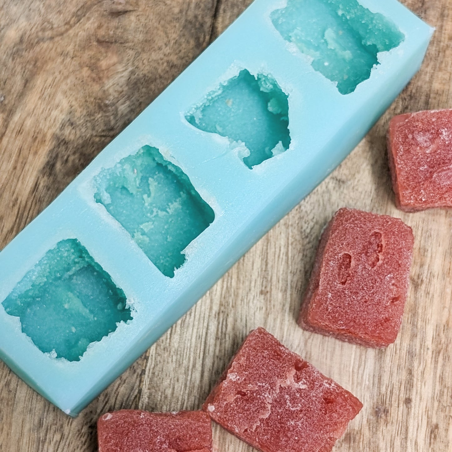 Silikonform 4 Melonenstücke