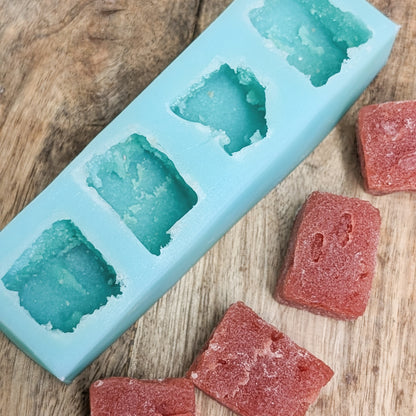 Silikonform 4 Melonenstücke